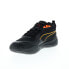 Фото #7 товара Puma Playmaker Pro Laser 37832301 Mens Black Mesh Athletic Basketball Shoes