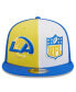 Фото #4 товара Men's Gold, Royal Los Angeles Rams 2023 Sideline 9FIFTY Snapback Hat