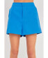 Фото #1 товара Women's High Waisted Suited Shorts