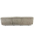 Фото #14 товара Sebaston 3-Pc. Fabric Sofa with 3 Power Motion Recliners, Created for Macy's