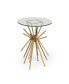 Glamorous Sunburst Glass Table