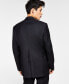 Фото #2 товара Men's Classic-Fit UltraFlex Stretch Black Peak Lapel Tuxedo Jacket