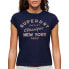SUPERDRY Indigo Workwear Cap short sleeve T-shirt