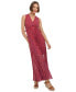 ფოტო #5 პროდუქტის Women's Ruffled Pleated Maxi Dress