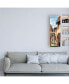 Фото #3 товара Philippe Hugonnard Dolce Vita Rome 2 Buildings Facade Canvas Art - 15.5" x 21"