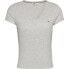 Фото #2 товара TOMMY JEANS Slim Essential Rib short sleeve T-shirt