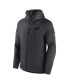 ფოტო #3 პროდუქტის Men's Heather Charcoal Carolina Hurricanes Authentic Pro Road Tech Full-Zip Hoodie Jacket