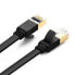 Фото #3 товара Płaski patchcord kabel przewód sieciowy LAN STP RJ45 Cat 7 10Gbps 10m czarny