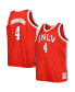 Фото #2 товара Men's Larry Johnson Scarlet UNLV Rebels Big and Tall Swingman Jersey