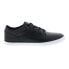 Фото #2 товара Lacoste Minzah 319 1 P CMA Mens Black Leather Lifestyle Sneakers Shoes