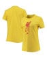 Фото #2 товара Women's Yellow Liverpool Crest T-Shirt