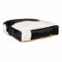 Cushion Alexandra House Living White Black Leather 10 x 48 x 48 cm