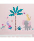 Фото #3 товара Rainbow Jungle Colorful Animals/Tree Wall Decals/Stickers