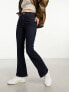 JJXX Turin high waisted bootcut jeans in dark blue W24 L32 - фото #3