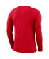 ფოტო #3 პროდუქტის Men's Red Gonzaga Bulldogs Basketball Icon Legend Performance Long Sleeve T-shirt