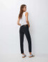 Pull&Bear comfort mom jean in black Черный, 34 - фото #4