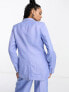 Фото #2 товара & Other Stories co-ord linen blend blazer in blue