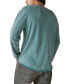 Фото #2 товара Men's Weekend Slub Jersey Long Sleeve Henley Shirt