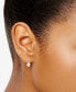 ფოტო #2 პროდუქტის Cultured Freshwater Pearl (7 - 8mm) Twist Drop Earrings in Sterling Silver