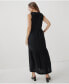ფოტო #1 პროდუქტის Plus Size Cotton Coastal Double Gauze Ruffle Maxi Dress