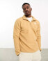 Фото #3 товара The North Face Shispare 1/4 zip high pile fleece in beige Exclusive at ASOS