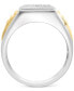 ფოტო #4 პროდუქტის EFFY® Men's Diamond Cluster Ring (1/2 ct. t.w.) in 10k Two-Tone Gold