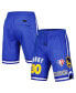 Фото #1 товара Men's Stephen Curry Royal Golden State Warriors Player Name and Number Shorts