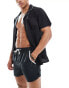 Фото #2 товара Another Influence swim short co ord with piping in black