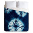 Фото #1 товара King Nicole Van Ekeren Tie Dye Comforter Set Blue - Deny Designs