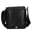 Ladies leather crossbody handbag 15016 - Blk