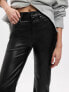 High Rise Vegan Leather '70s Flare Pants 34 - фото #2