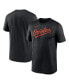 Фото #1 товара Men's Black Baltimore Orioles Fuse Legend T-Shirt