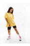 Фото #1 товара Sportswear Air Graphic Boyfriend Short-Sleeve bol kesim Kadın sarı T-shirt DX7918-795