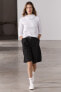 Zw collection long wool blend bermuda shorts