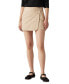 ფოტო #1 პროდუქტის Women's Cotton Denim Mid-Rise Wrap Skirt