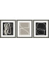 Фото #1 товара Naive Lines II Framed Art, Set of 3