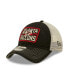 ფოტო #3 პროდუქტის Men's Black, Natural Atlanta Falcons Devoted Trucker 9TWENTY Snapback Hat
