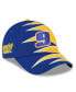 Men's Royal, Yellow Chase Elliott 9FORTY Zig Zag Snapback Adjustable Hat