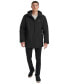 Men's Performance Hooded, Faux Sherpa-Lined Peacoat Jacket