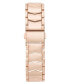 ფოტო #3 პროდუქტის Women's Rose Gold-Tone Bracelet Watch 38mm, Created for Macy's