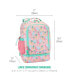 Фото #5 товара Kids Prints 2-In-1 Backpack and Insulated Lunch Bag - Tropical