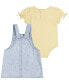 Baby Girls Bodysuit Top and Skirtall Set