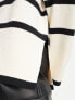 Vero Moda striped jumper in mono