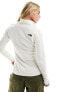 Фото #5 товара The North Face Glacier 1/4 zip logo fleece in off white