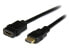 StarTech.com 2m (6ft) HDMI Extension Cable - HDMI Male to Female Cable - 4K HDMI Cable Extender - 4K 30Hz UHD HDMI Cable with Ethernet M/F - High Speed HDMI 1.4 Cable - HDMI Cord Extender - 2 m - HDMI Type A (Standard) - HDMI Type A (Standard) - 10.2 Gbit/s - Black