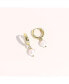 ფოტო #4 პროდუქტის 18K Gold Plated Freshwater Pearls - Pete Earrings For Women