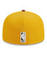 ფოტო #3 პროდუქტის Men's Yellow, Red Boston Celtics Fall Leaves 2-Tone 59FIFTY Fitted Hat