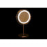 Фото #5 товара Увеличительное зеркало с LED DKD Home Decor Серебристый Металл 21,5 x 13,5 x 32,5 см