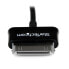 Фото #9 товара StarTech.com USB OTG Adapter Cable for Samsung Galaxy Tab - Black - Samsung 30p - USB A - 0.1524 m - Male - Female