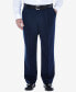 ფოტო #1 პროდუქტის Men's Big & Tall Premium No Iron Khaki Classic-Fit Pleated Hidden Expandable Waistband Pants